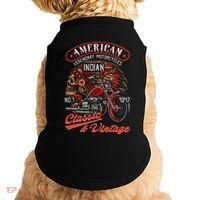 American M.O.T.O.R.C.Y.C.L.E I.N.D.I.A.N For Old Biker Doggie Tank thumb 0