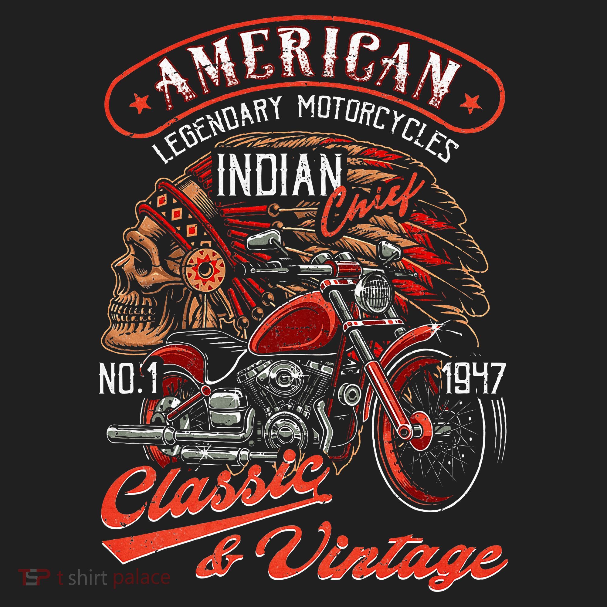 American M.O.T.O.R.C.Y.C.L.E I.N.D.I.A.N For Old Biker Beanie