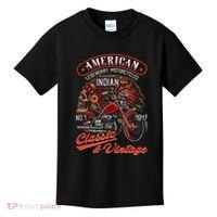American M.O.T.O.R.C.Y.C.L.E I.N.D.I.A.N For Old Biker Kids T-Shirt thumb 0