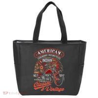American M.O.T.O.R.C.Y.C.L.E I.N.D.I.A.N For Old Biker Tote Bag thumb 0