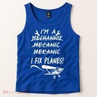 Aircraft Mechanic I'm A Mechannik Mecanic I Fix Planes Gift Tank Top thumb 2