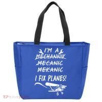 Aircraft Mechanic I'm A Mechannik Mecanic I Fix Planes Gift Tote Bag thumb 0