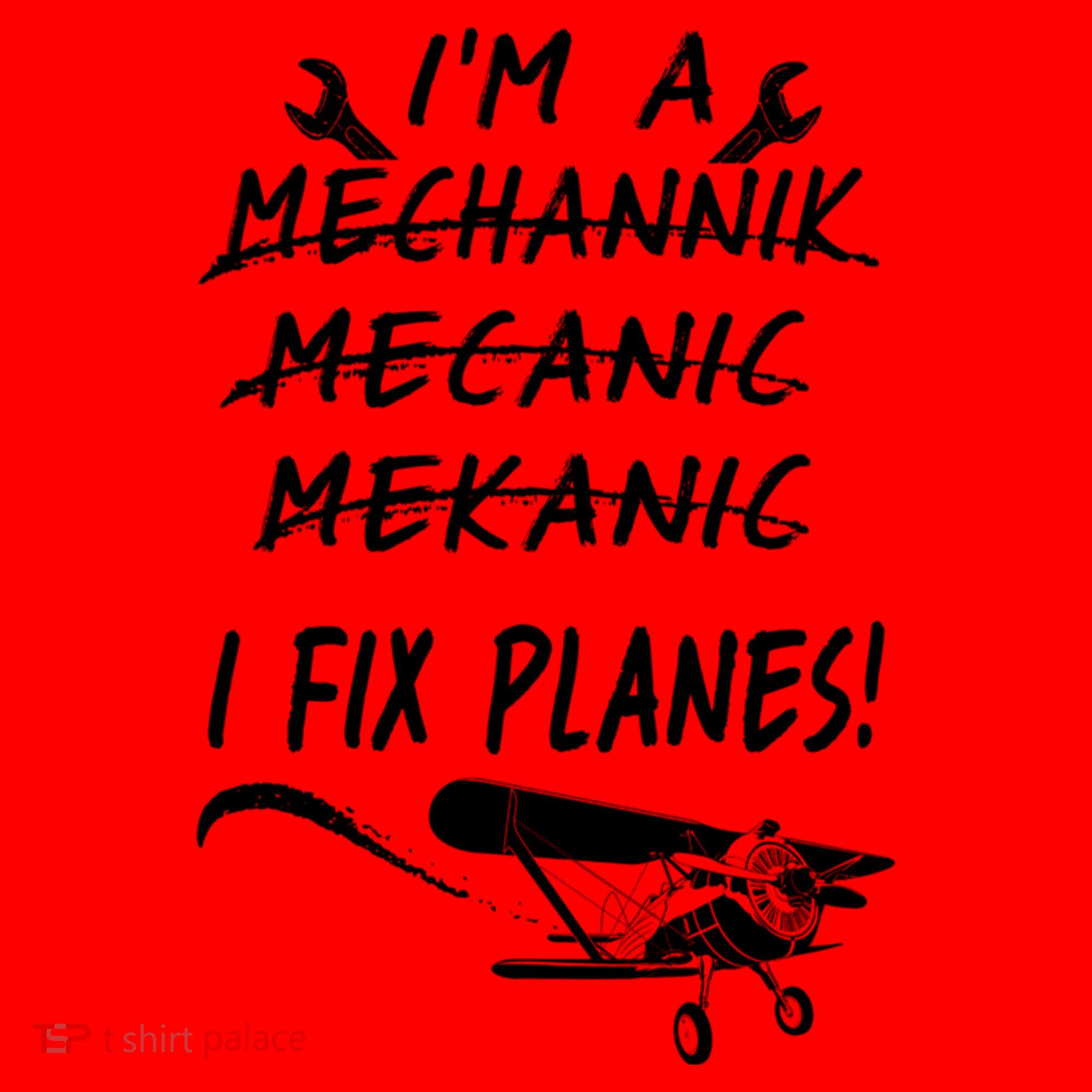Aircraft Mechanic I'm A Mechannik Mecanic I Fix Planes Gift Santa Hat