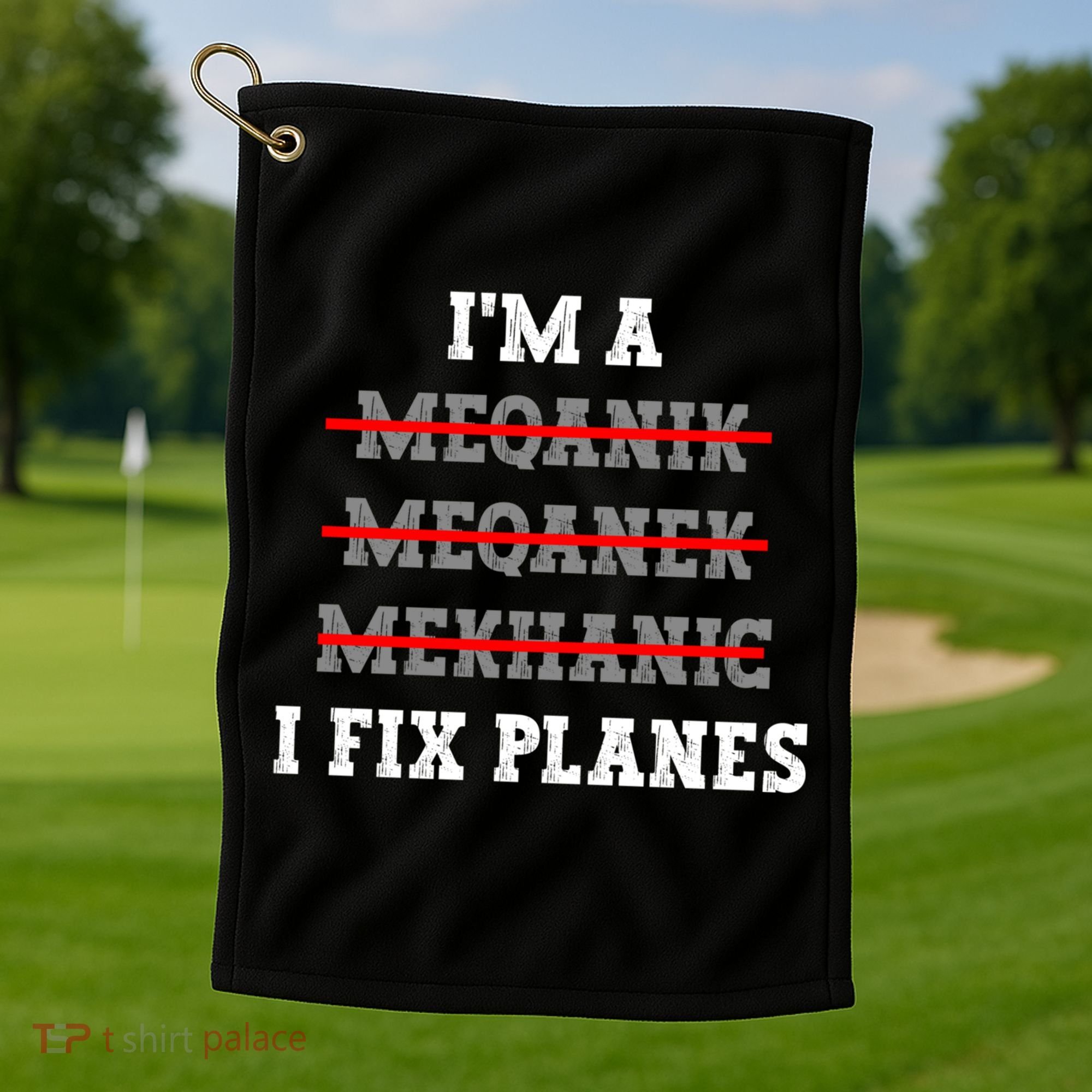Aircraft Mechanic I Fix Planes Airplane Mechanic Gift Golf Towel