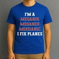 Aircraft Mechanic I Fix Planes Airplane Mechanic Gift T-Shirt thumb 3