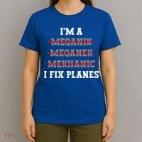 Aircraft Mechanic I Fix Planes Airplane Mechanic Gift T-Shirt thumb 4