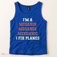 Aircraft Mechanic I Fix Planes Airplane Mechanic Gift Tank Top thumb 2