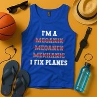 Aircraft Mechanic I Fix Planes Airplane Mechanic Gift Tank Top thumb 4