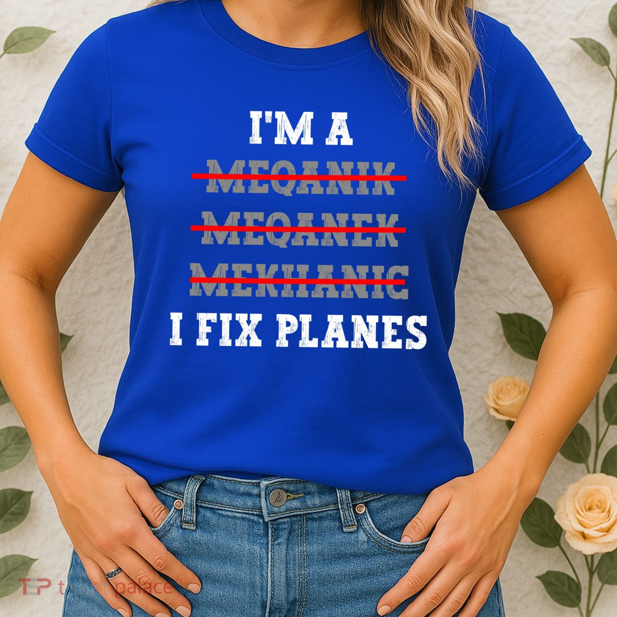 Aircraft Mechanic I Fix Planes Airplane Mechanic Gift Women's T-Shirt