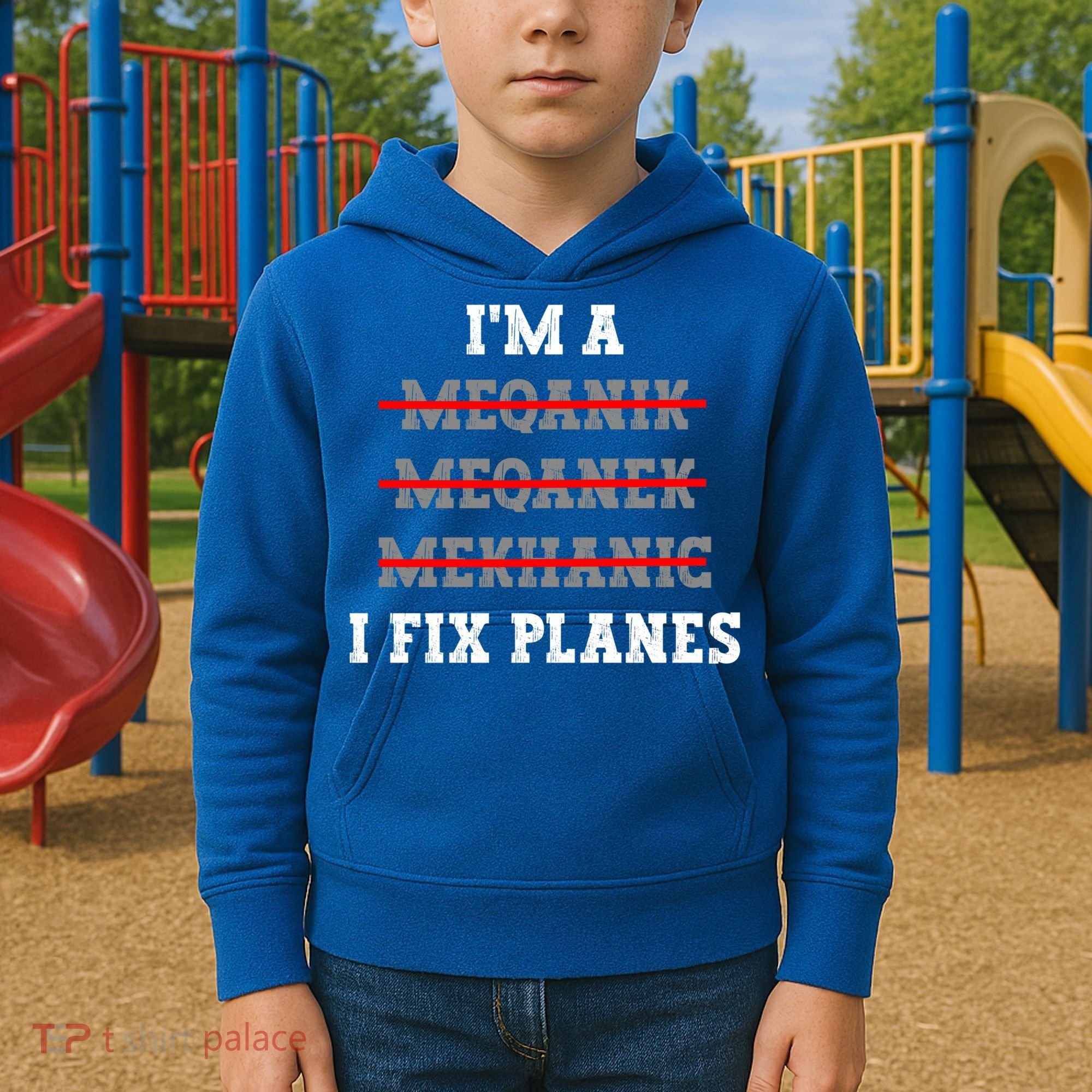 Aircraft Mechanic I Fix Planes Airplane Mechanic Gift Kids Hoodie