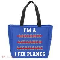 Aircraft Mechanic I Fix Planes Airplane Mechanic Gift Tote Bag thumb 0