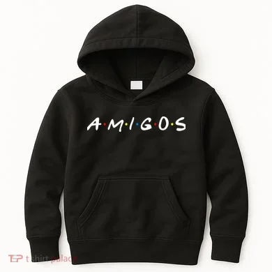 Amigos Spanish Logo Kids Hoodie