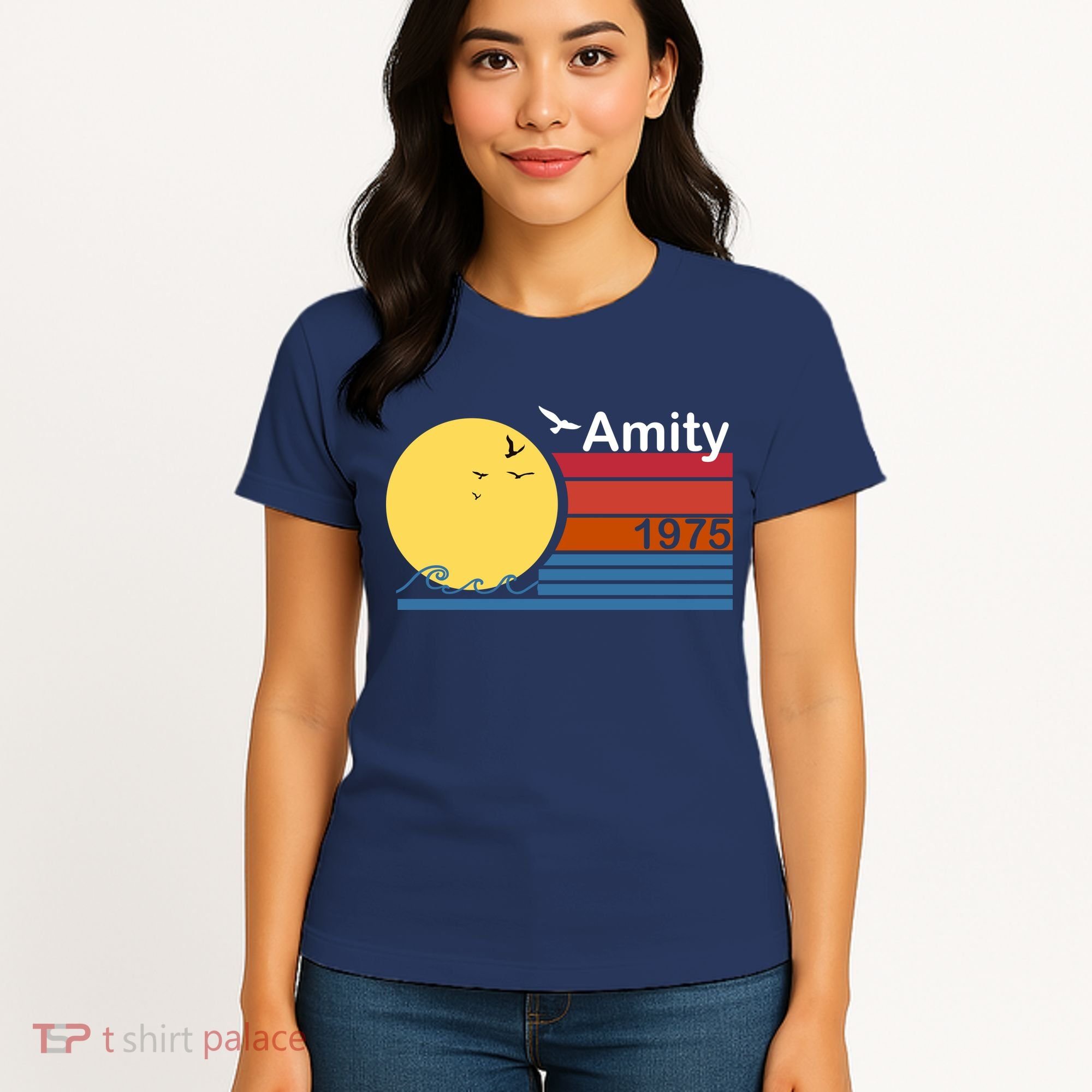 Amity 1975 Retro Women's T-Shirt
