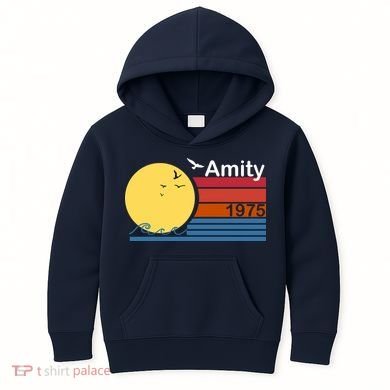 Amity 1975 Retro Kids Hoodie