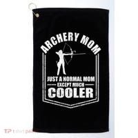 Archery Mom Just A Normal Mom Except Cooler Mothers Day Gift Golf Towel thumb 0