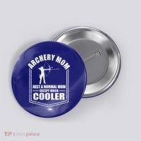 Archery Mom Just A Normal Mom Except Cooler Mothers Day Gift Button thumb 0