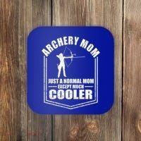 Archery Mom Just A Normal Mom Except Cooler Mothers Day Gift Coaster thumb 0