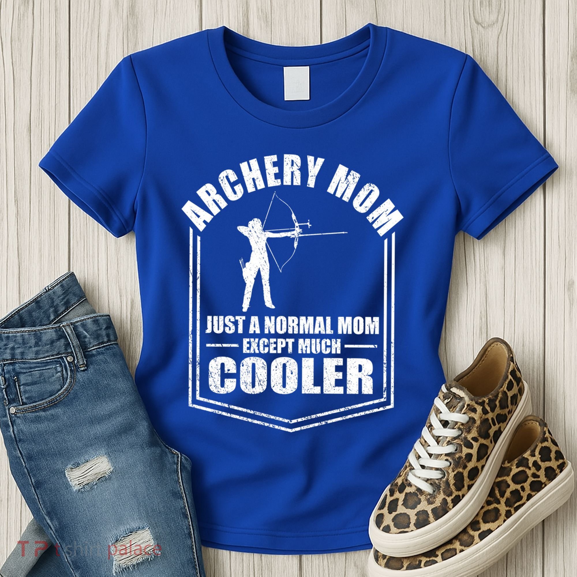 Archery Mom Just A Normal Mom Except Cooler Mothers Day Gift Women's T-Shirt