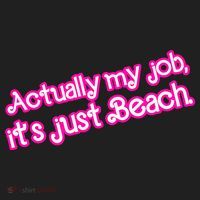 Actually My Job Its Just Beach Women's Sweatshirt thumb 2