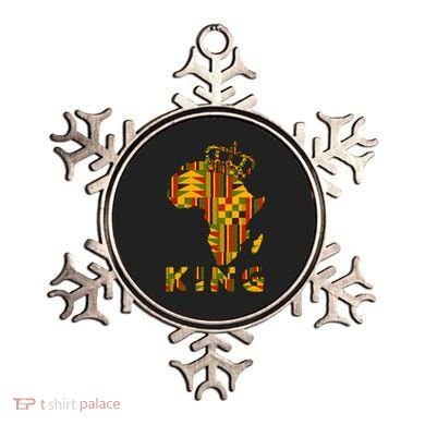 Africa Map Kente Cloth For King African Lover Funny Gift Ornament