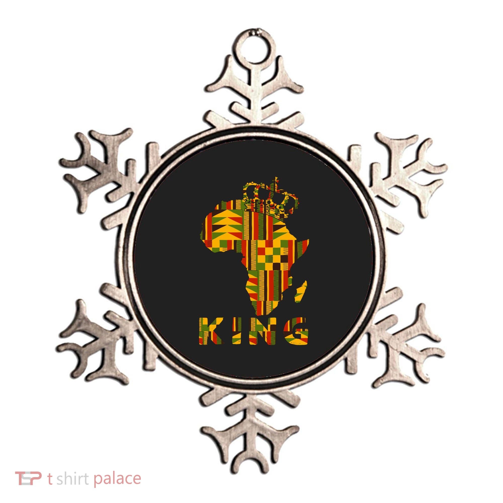 Africa Map Kente Cloth For King African Lover Funny Gift Ornament