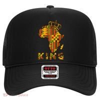 Africa Map Kente Cloth For King African Lover Funny Gift Hat thumb 0