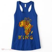 Africa Map Kente Cloth For King African Lover Funny Gift Women's Tank Top thumb 0