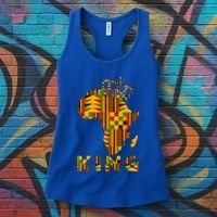 Africa Map Kente Cloth For King African Lover Funny Gift Women's Tank Top thumb 3