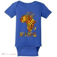 Africa Map Kente Cloth For King African Lover Funny Gift Baby Bodysuit thumb 0