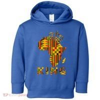 Africa Map Kente Cloth For King African Lover Funny Gift Toddler Hoodie thumb 0