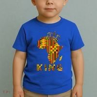 Africa Map Kente Cloth For King African Lover Funny Gift Toddler T-Shirt thumb 2