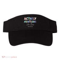 Actively Monitoring Like A Boss State Testing Day Teacher Visor thumb 0