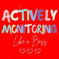 Actively Monitoring Like A Boss State Testing Day Teacher Santa Hat thumb 1