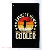 Archery Mom Like A Regular Mom But Cooler Mother's Day Gift Golf Towel thumb 0