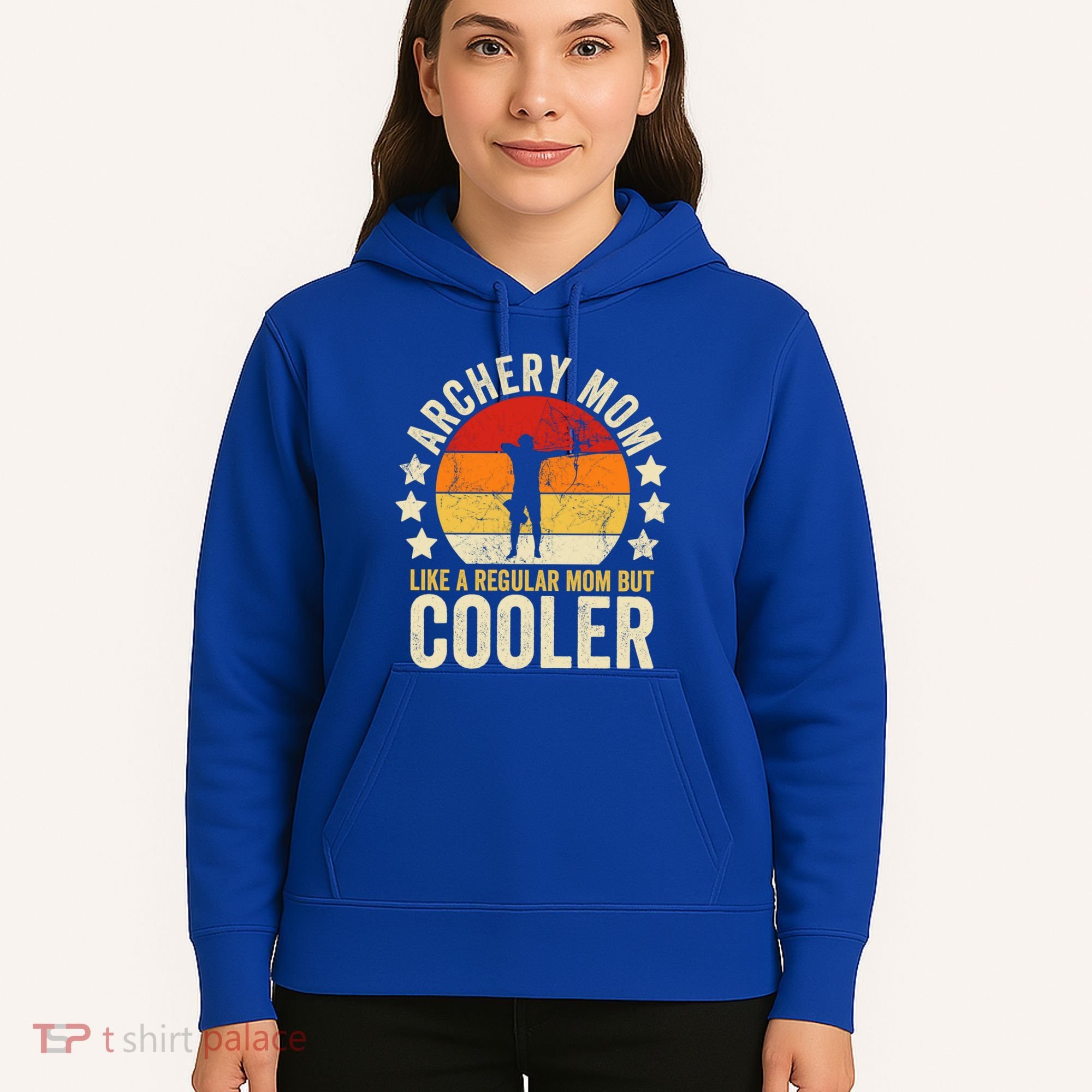 Archery Mom Like A Regular Mom But Cooler Mother's Day Gift Hoodie