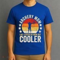 Archery Mom Like A Regular Mom But Cooler Mother's Day Gift T-Shirt thumb 3