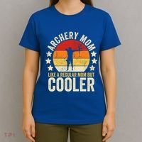 Archery Mom Like A Regular Mom But Cooler Mother's Day Gift T-Shirt thumb 4