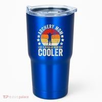 Archery Mom Like A Regular Mom But Cooler Mother's Day Gift Tumbler thumb 0