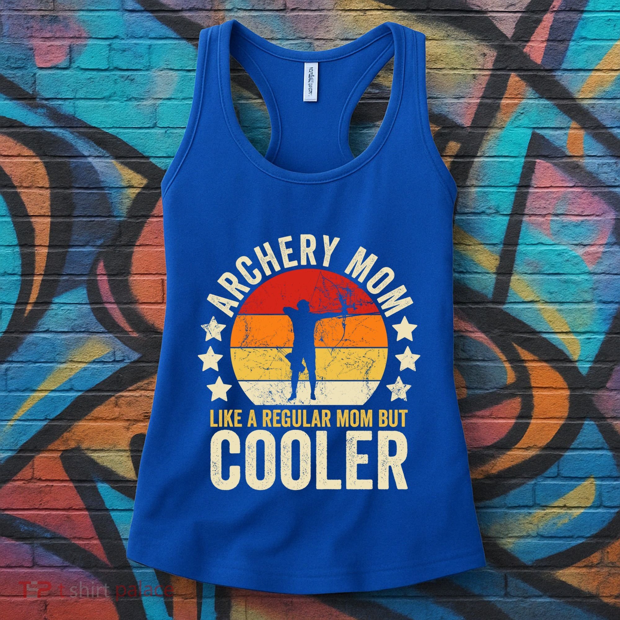 Archery Mom Like A Regular Mom But Cooler Mother's Day Gift Women's Tank Top