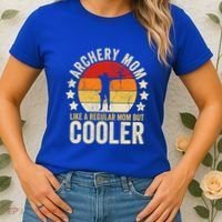 Archery Mom Like A Regular Mom But Cooler Mother's Day Gift Women's T-Shirt thumb 2