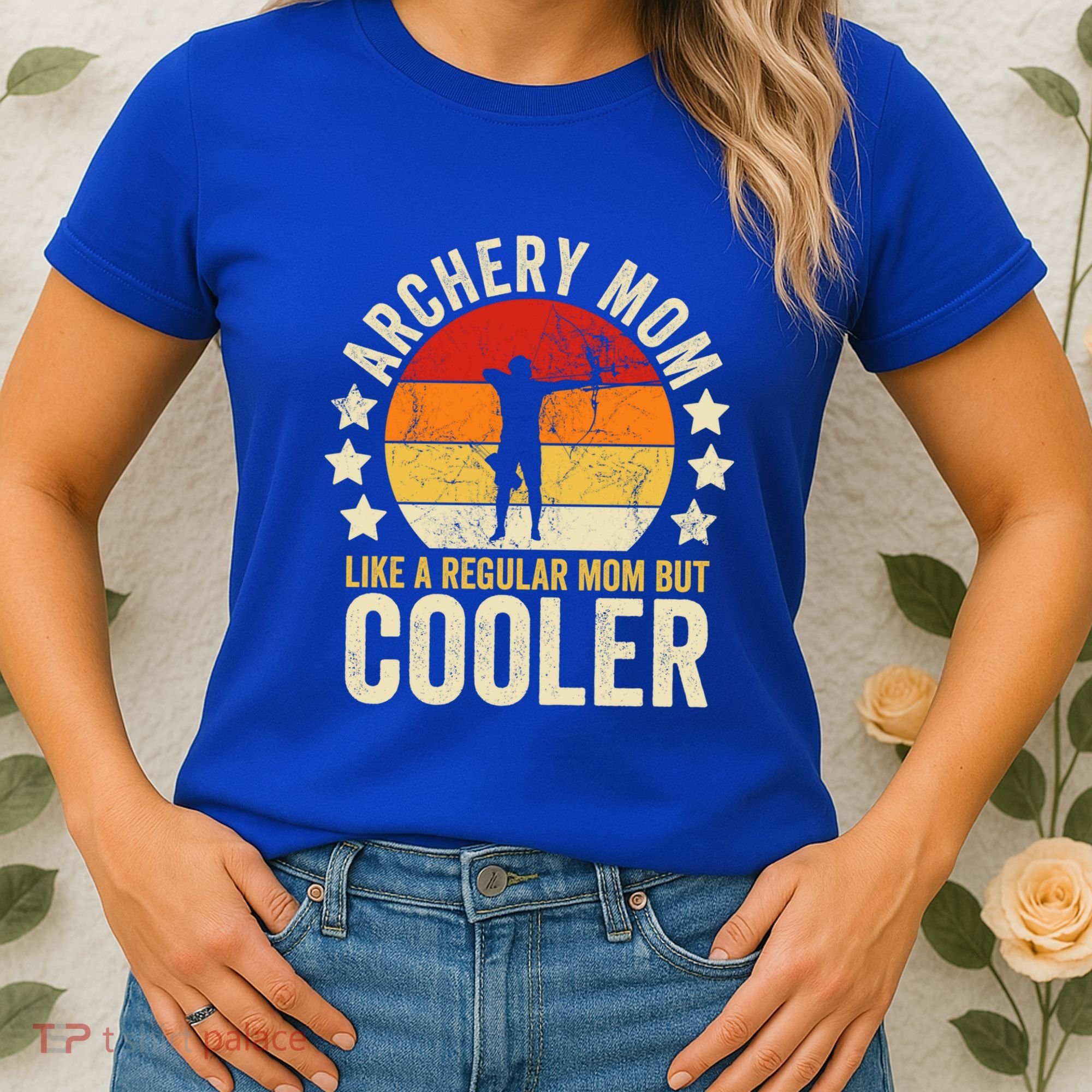 Archery Mom Like A Regular Mom But Cooler Mother's Day Gift Women's T-Shirt
