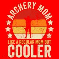 Archery Mom Like A Regular Mom But Cooler Mother's Day Gift Santa Hat thumb 1