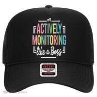 Actively Monitoring Like A Boss Motivational Testing Day Hat thumb 0