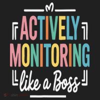 Actively Monitoring Like A Boss Motivational Testing Day Hat thumb 2