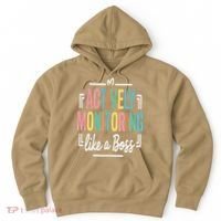 Actively Monitoring Like A Boss Motivational Testing Day Hoodie thumb 0