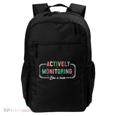 Actively Monitoring Like A Boss State Testing Teacher Backpack