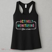 Actively Monitoring Like A Boss State Testing Teacher Women's Tank Top thumb 3