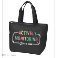 Actively Monitoring Like A Boss State Testing Teacher Tote Bag thumb 3