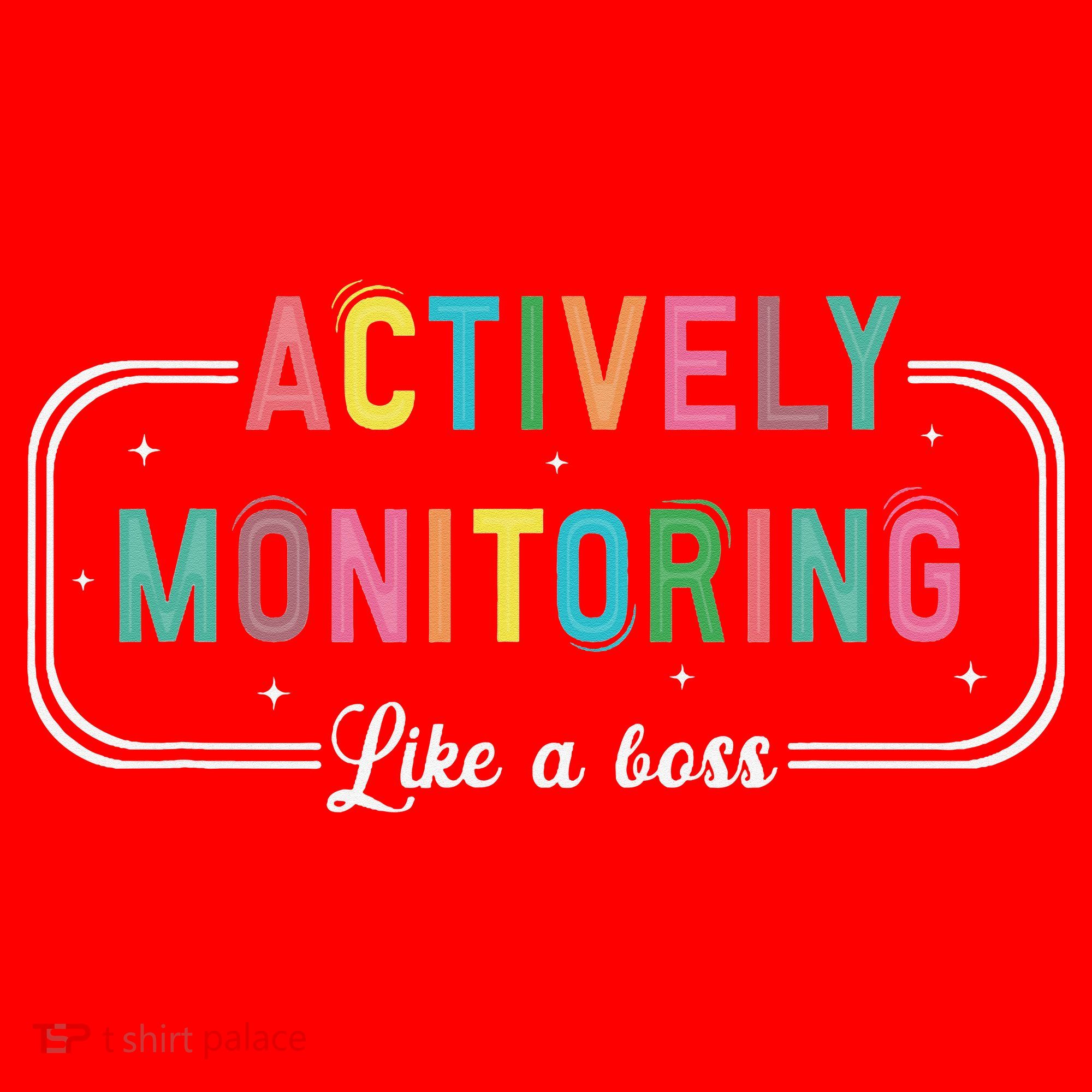 Actively Monitoring Like A Boss State Testing Teacher Santa Hat