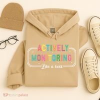 Actively Monitoring Like A Boss State Testing Teacher Hoodie thumb 4
